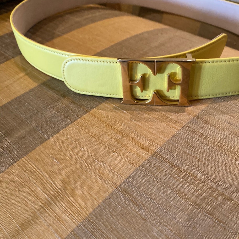 Escada leather belt